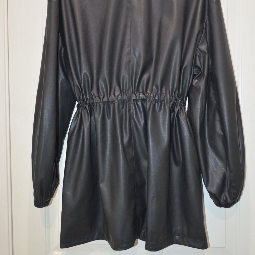 Bernardo Black Vegan Leather Jacket, Size Small - NWT - Picture 8 of 13